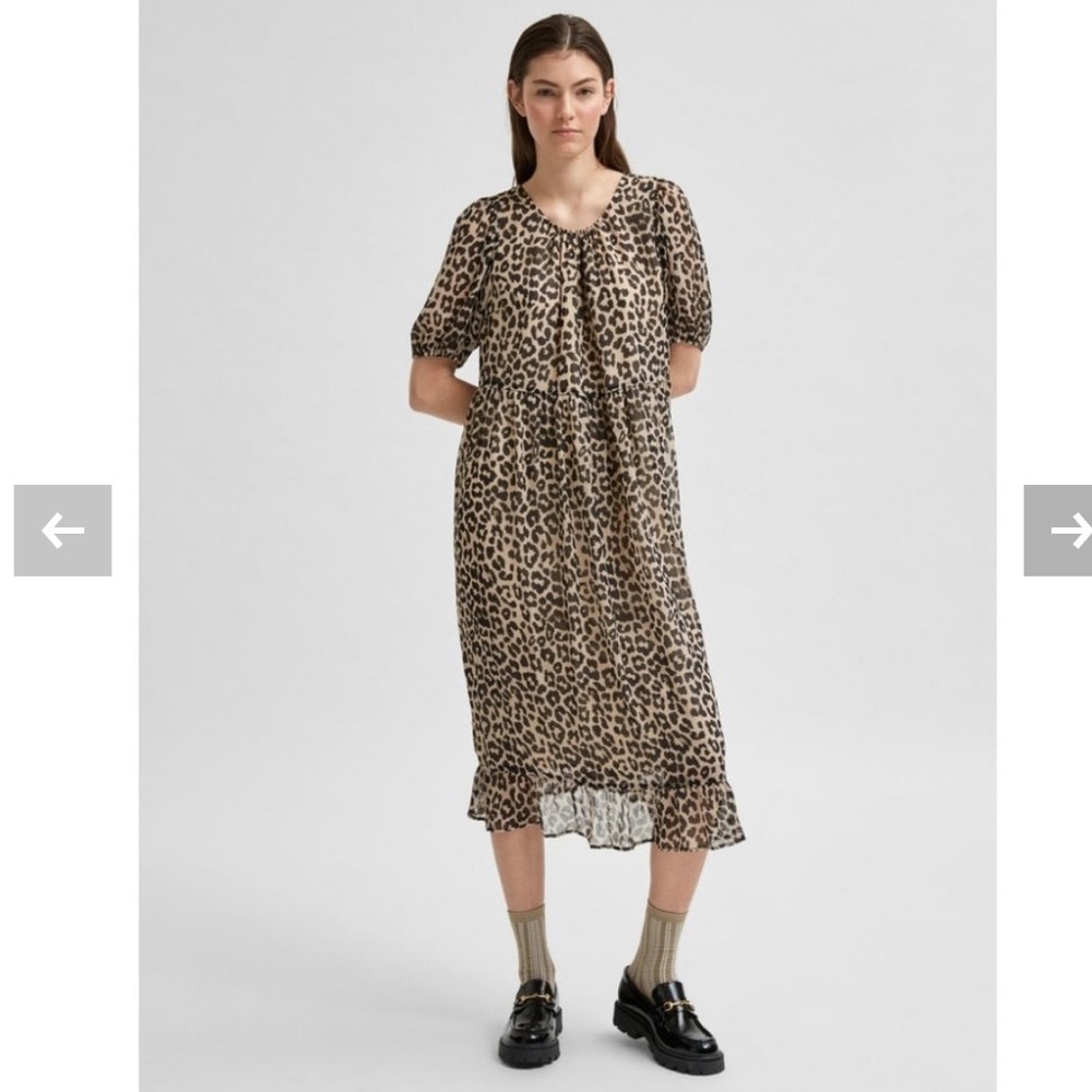 Selected Femme
Leopard Print Dress Size S-M